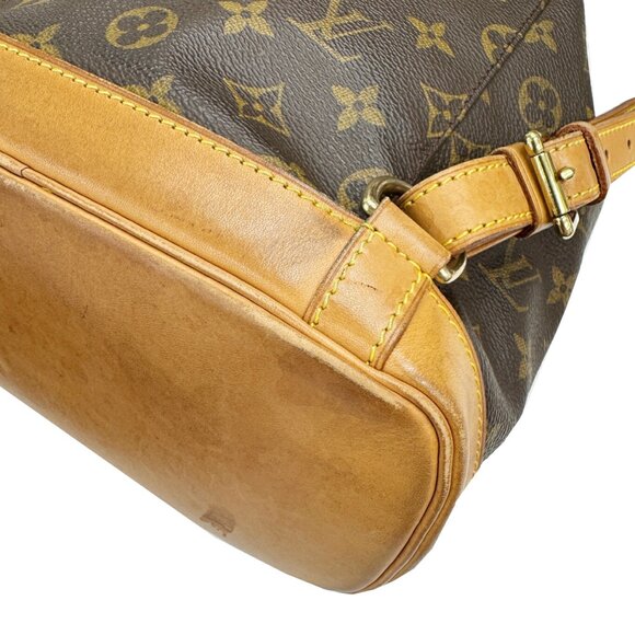 LOUIS VUITTON Authentic Brown Monogram Canvas Backpack - Picture 9 of 13